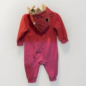 Baby Shark Pink Halloween Costume Romper Toddler Girl 12-18 Months